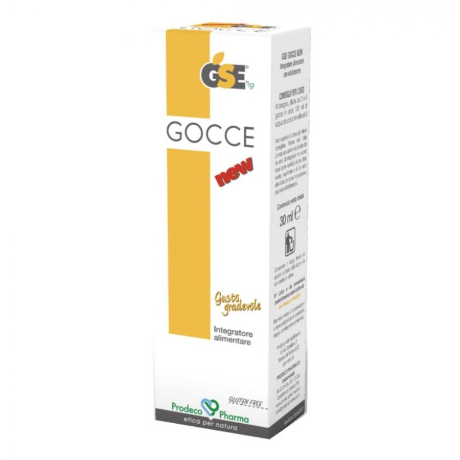 GSE Gocce 30ml - Estratto di Semi di Pompelmo al 50%, Alcalinizzante Naturale