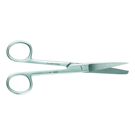 Forbici Retta Punte Alterne 14cm - Forbici da Medicazione per Uso Professionale