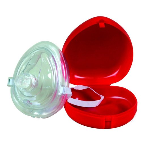 Safety Maschera Rianimatore Bocca a Bocca con Valvola Unidirezionale - Maschera di Rianimazione per Ventilazione Sicura