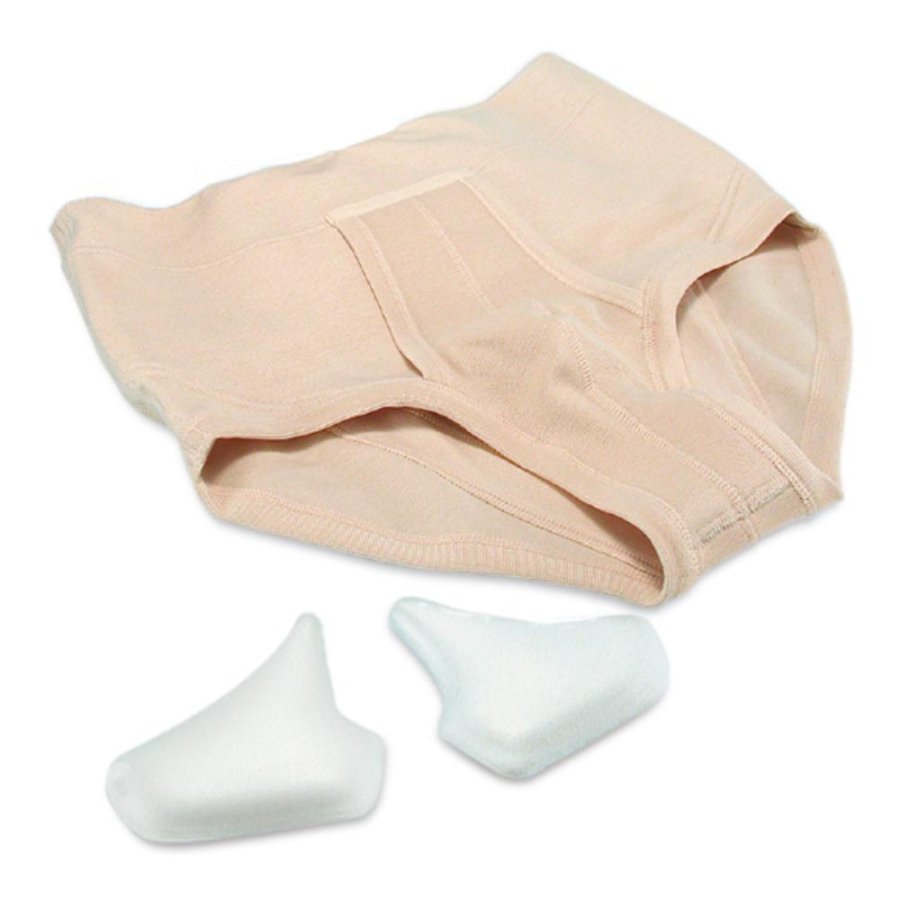 Safety Mutanda Elastica Ortopedica per Ernia con Cuscino - Misura 6, Supporto Comfort per Uomo