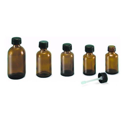 Safety Flacone In Vetro Per Tintura 15ml - Flacone con Tige per Applicazione Precisa