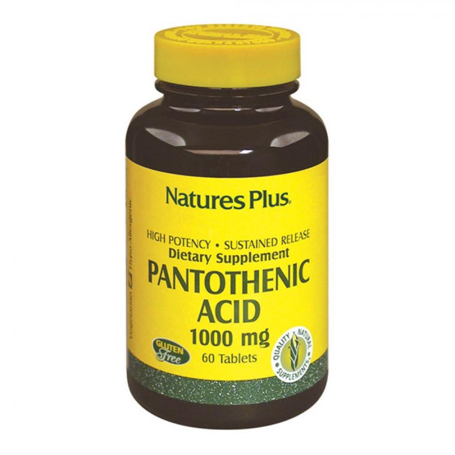 ACIDO PANTOTENICO 60 Tav. 1000mg - Integratore di Vitamina B5 per Energia e Benessere