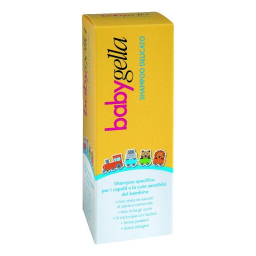 Babygella Shampoo Delicato 250ml - Detergente Idratante per la Cura dei Capelli del Bambino