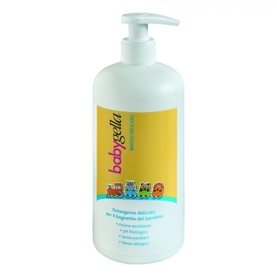 Babygella Bagno Delicato 500ml - Detergente Idratante per Neonati e Bambini