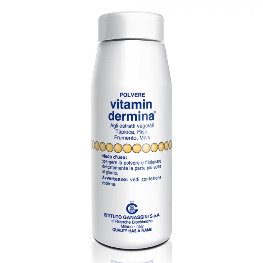 Vitamindermina Trattamento Polvere Assorbente agli Estratti Vegetali 100g - Soluzione Cutanea per Pelle Protetta e Lenita