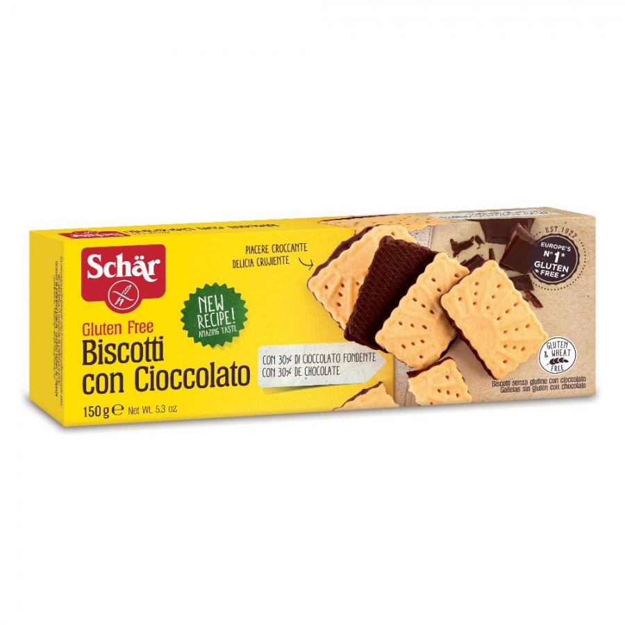 SCHAR Biscotti Cioccolato S/G 150g