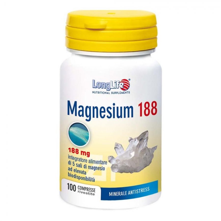 LONGLIFE Magnesium 188mg 100 Cpr