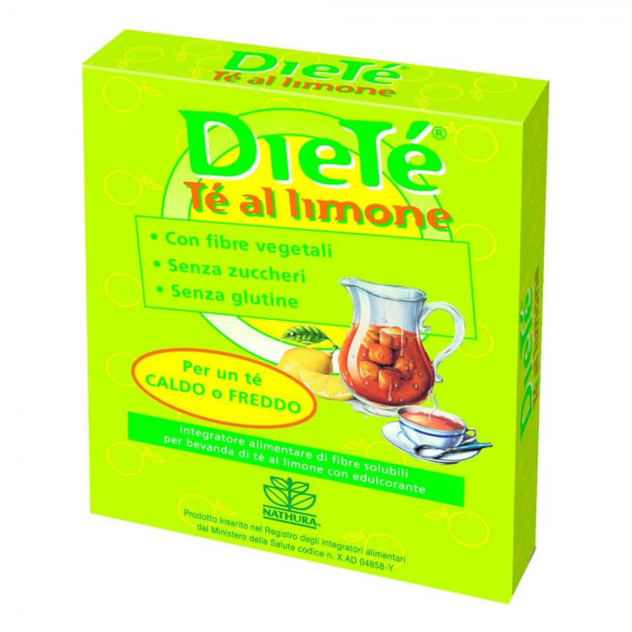 Dietè - Tè Al Limone Solubile Senza Zucchero Confezione 10 Bustine