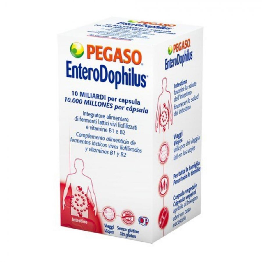 Pegaso EnteroDophilus Integratore Alimentare 90 Capsule