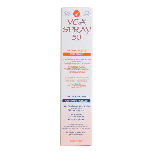 VEA Linea Pelli Sensibili Olio Secco SprayÿVitamina E Pura Nebulizzata 50 ml