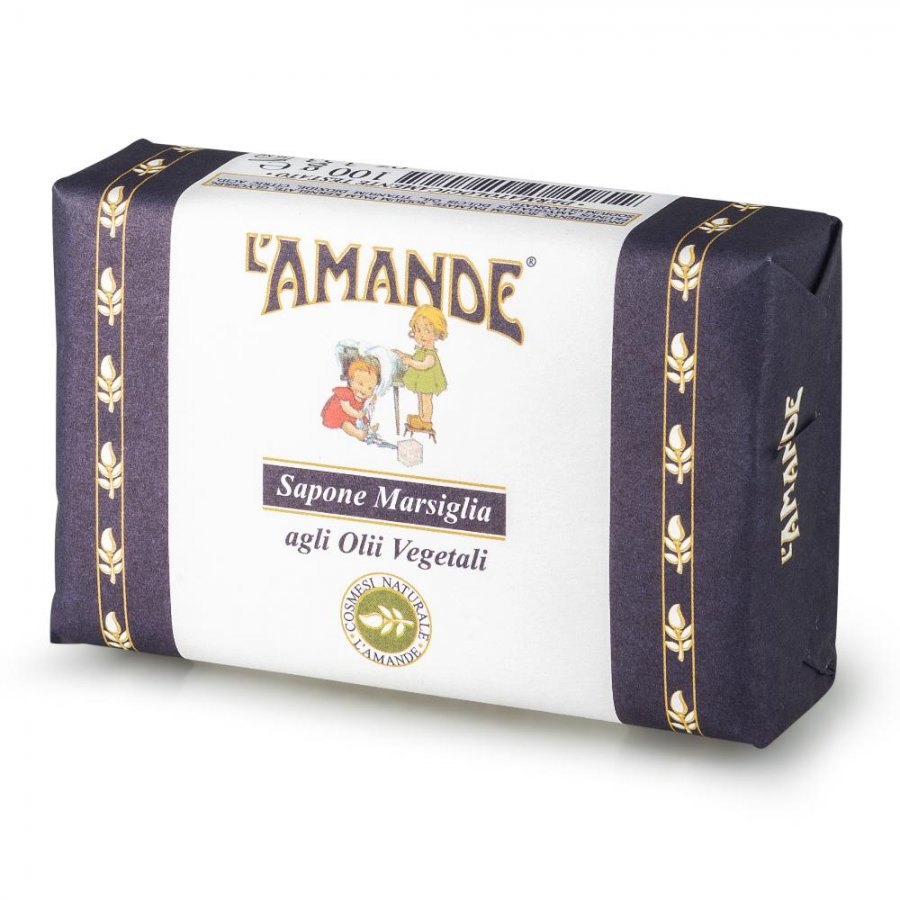 L'Amande - Marsiglia Sapone Solido Idratante Olio di Mandorle Dolci 100 g