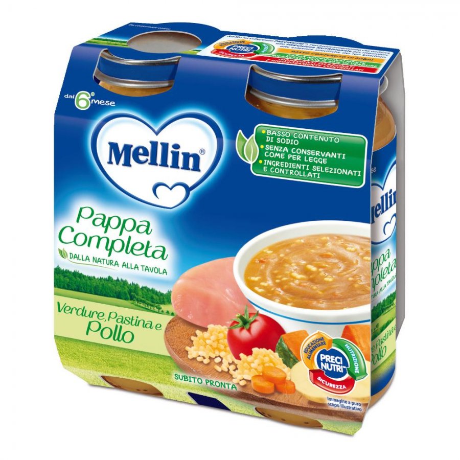 Mellin Pappa Completa Pollo 2x250g