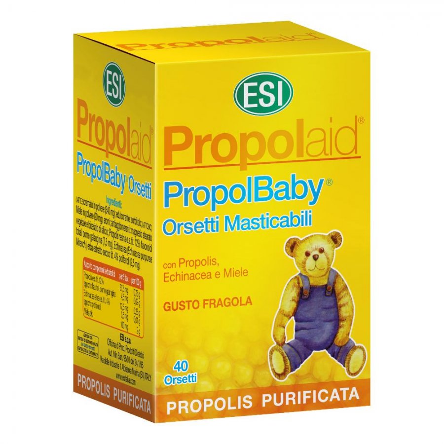 Esi - PropolAid PropolBaby Orsetti 80 cpr