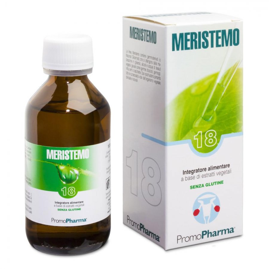 Meristemo 18 - Gocce 100ml, Integratore Naturale per Equilibrio Emotivo e Benessere Mentale