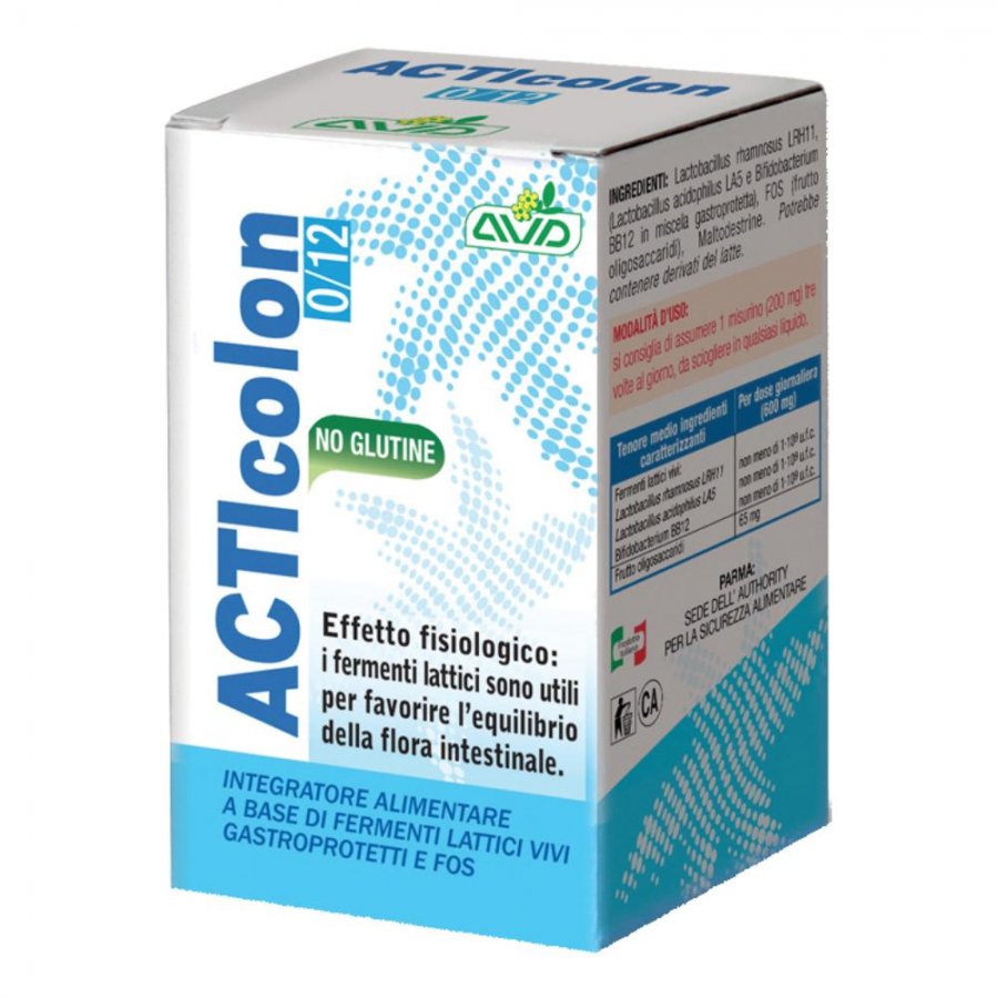 Acticolon 0/12 Polvere 20g - Integratore per la Regolarità Intestinale