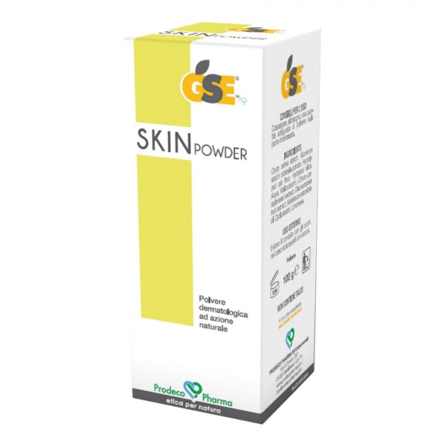 GSE Skin Powder Polvere 100g - Polvere Dermatologica all'Estratto di Semi di Pompelmo per Affezioni Cutanee