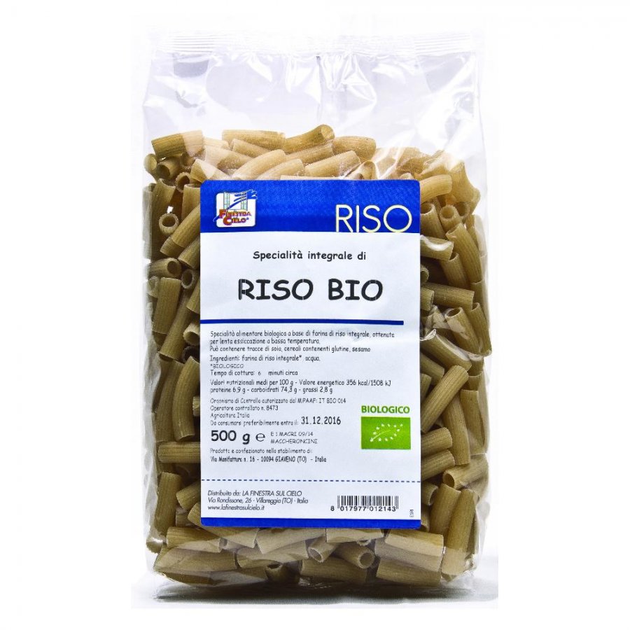 Maccheroncini Rigati Di Riso Bio 500 g