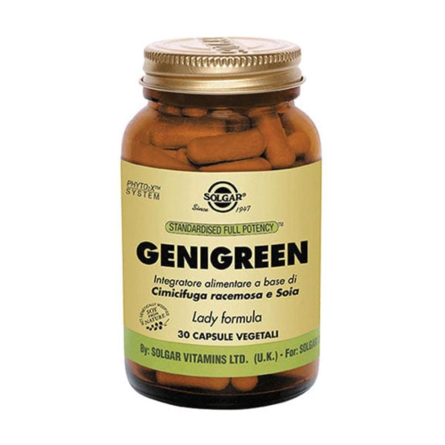 Solgar - Genigreen 30 Capsule Vegetali per la Salute del Sistema Immunitario