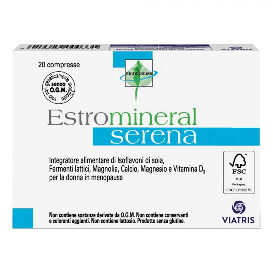 Estromineral Linea Menopausa Serena Integratore Alimentare 20 Compresse