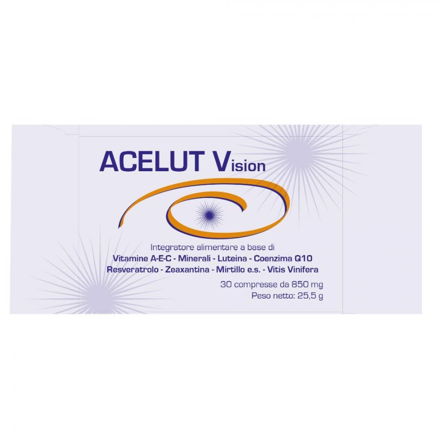 Acelut Vision 30 Compresse - Integratore per la Salute Oculare