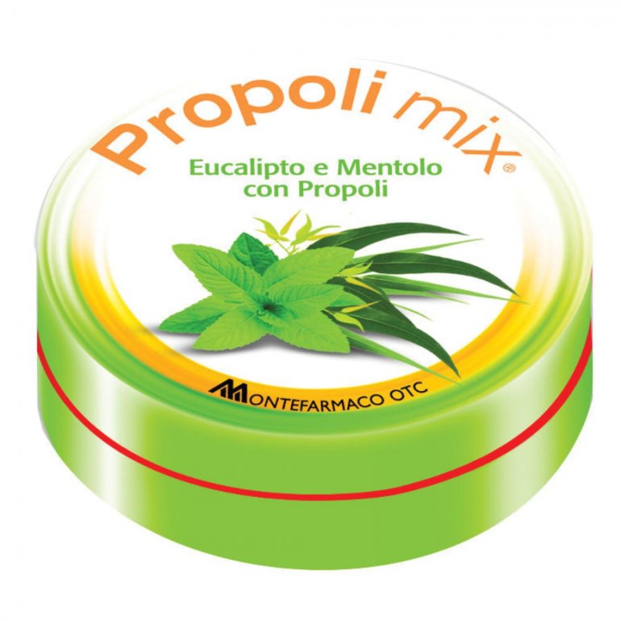 Propoli mix C Propoli Difese Forti 30 Caramelle Gusto Eucalipto e Menta