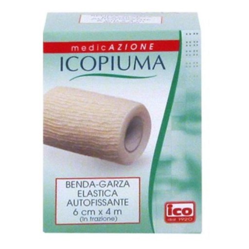 Benda Icopiuma Garza Elastica Autofissante 6x400cm - Benda-Garza Elastica