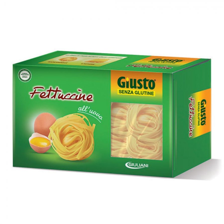 Giusto Pasta Uovo Fettuccine Senza Glutine 250g – Pasta all’Uovo Gluten Free e Senza Lattosio