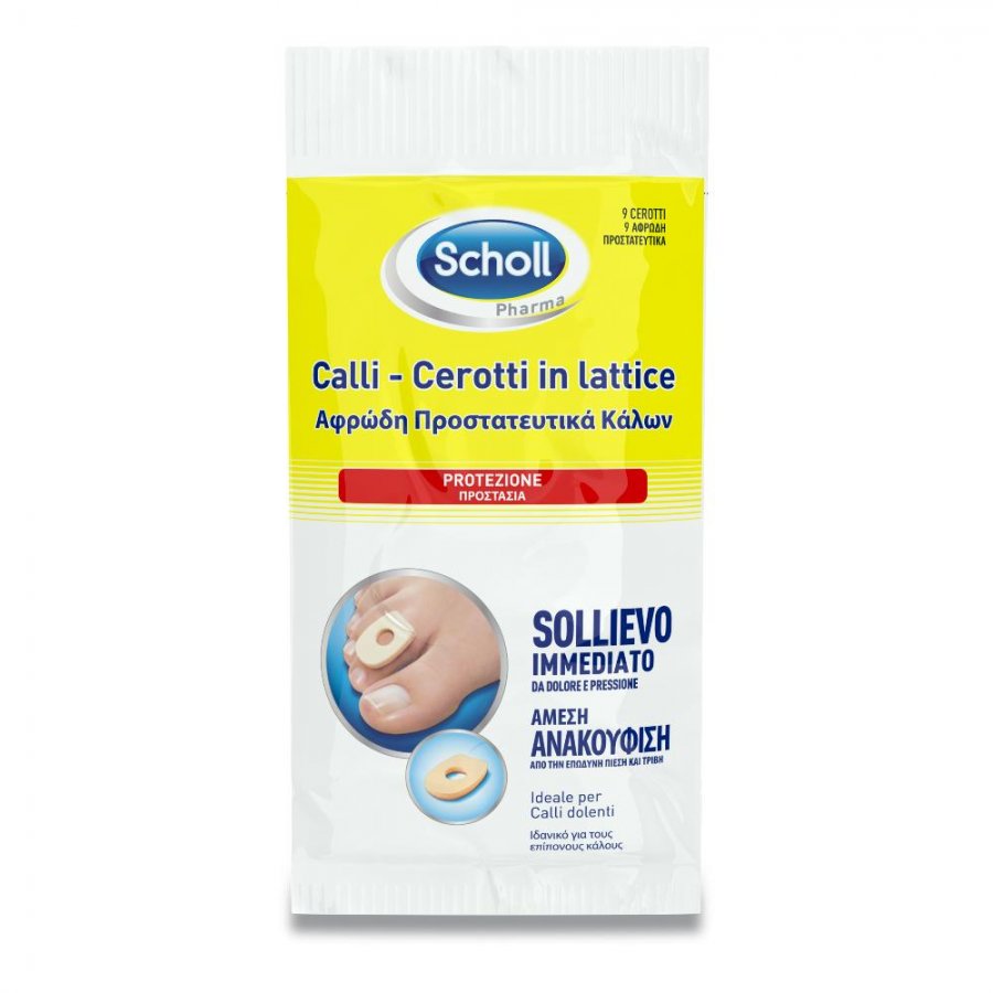 Scholl Calli - Cerotto in Lattice PROTEZIONE CALLI  9 pezzi pz