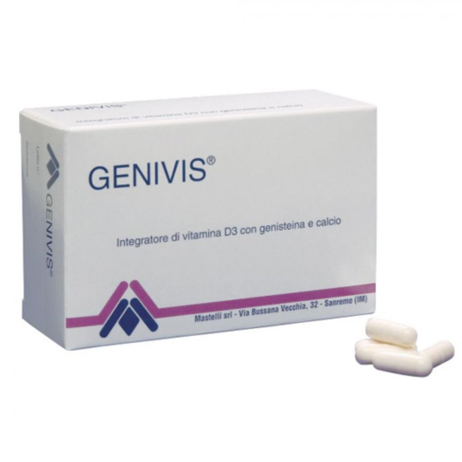 GENIVIS Integratore Vitamina D3 60 Cps