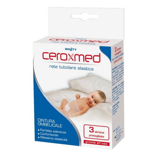 Ceroxmed Rete Tubolare Elastica Cintura Ombelicale 3 Pezzi - Supporto Confortevole per la Tua Zona Addominale