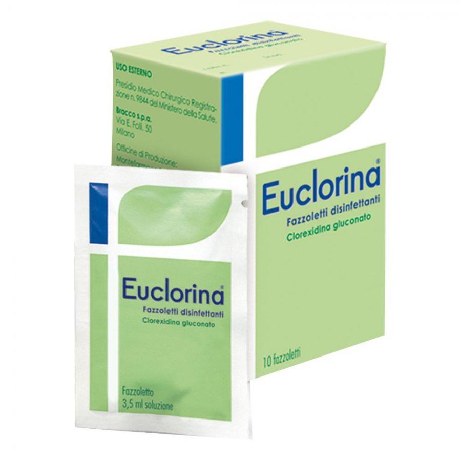 Euclorina - Fazzoletto Medicazione Euclorina 10 Pezzi