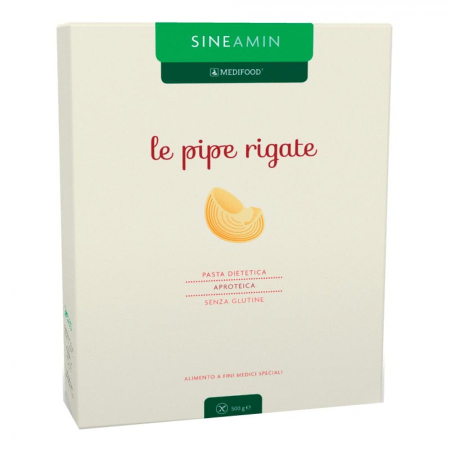 Sineamin Pipe Rigate 500g - Pasta Aproteica Senza Glutine