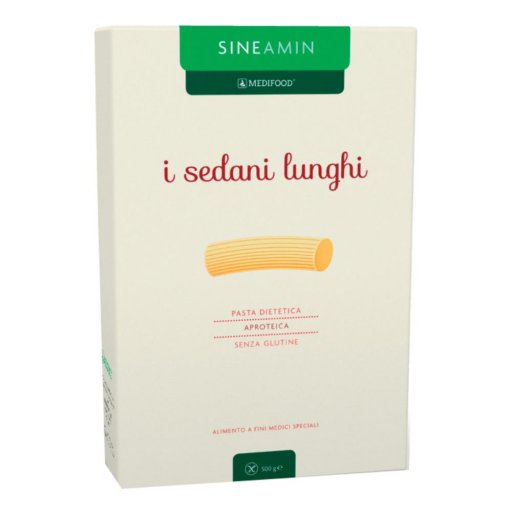 Sineamin Sedani Lunghi 500g - Pasta Aproteica senza Glutine