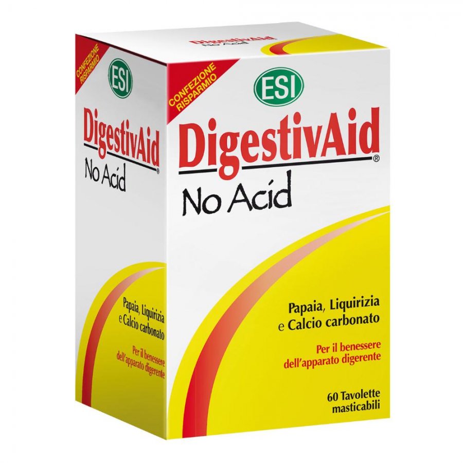 Esi -  DigestivAid No Acid Anti-Acido 60 Tav.Mastic