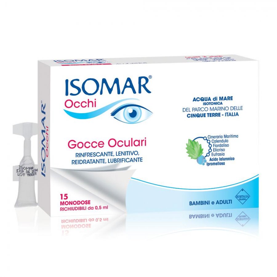 Isomar - Occhi Rossi Monodose 15 x 0,5 ml