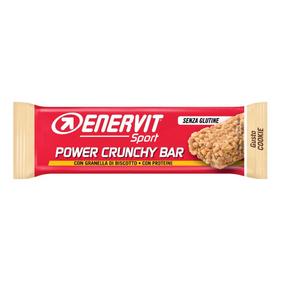 Enervit Power Crunchy barretta senza glutine 40g gusto cookie