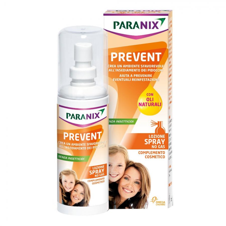 Paranix Prevent - Spray No Gas 100ml per la Prevenzione dei Pidocchi