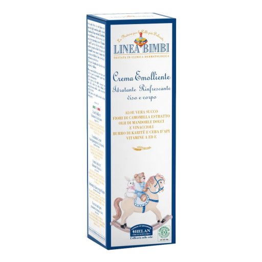Helan Linea Bimbi Bio Crema Emolliente 100ml - Nutrimento e Protezione per la Pelle Delicata dei Bambini