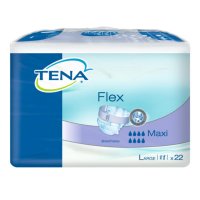 Tena Linea Unisex Incontinenza Assorbenti Flex Maxi - 22 Slip Misura Large - Pannolino Mutandina a Cintura Supernotte