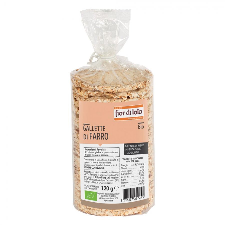 Il Fior Di Loto Gallette Di Farro Biologico 120g