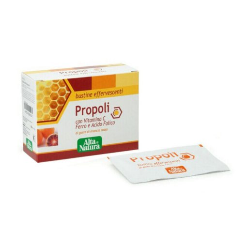 Propolinea 10 Bustine Effervescenti - Integratore Alimentare per le Difese Immunitarie