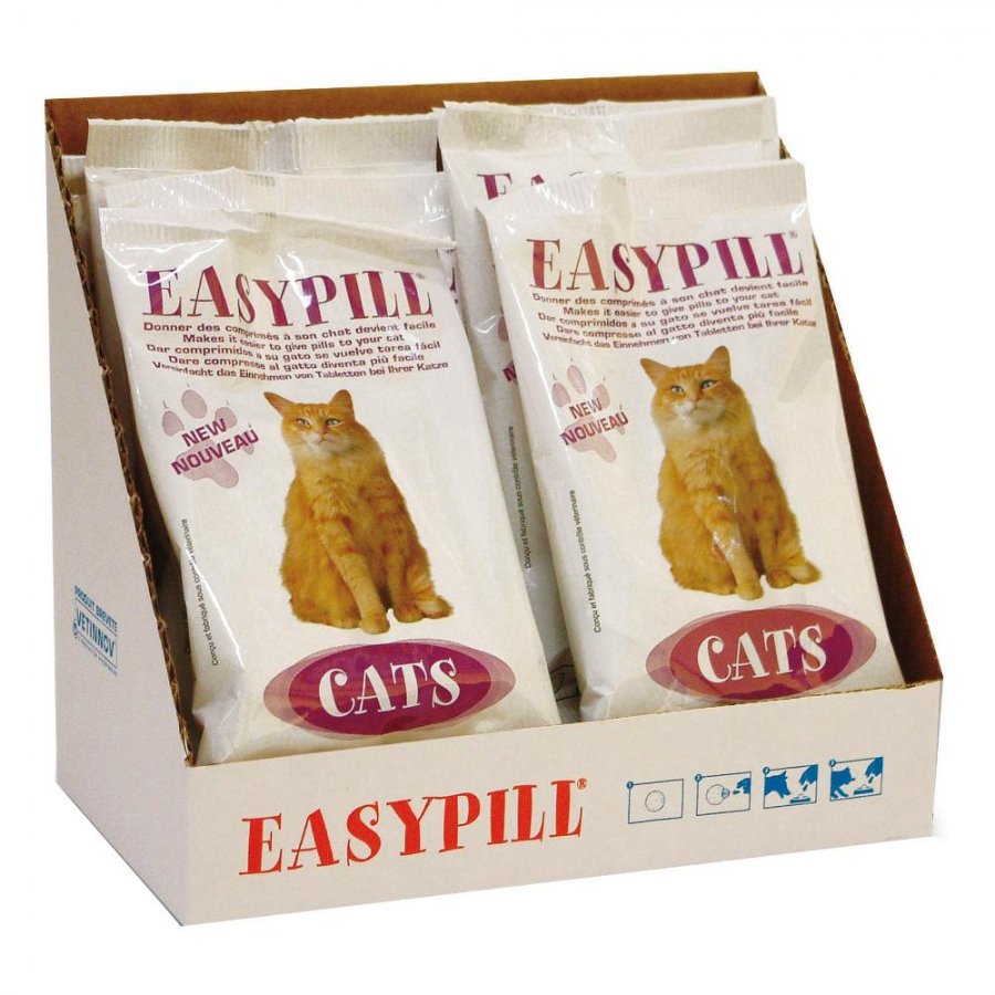 EasyPill Cats Bocconcini per Somministrare Farmaci al Gatto 40g - Soluzione Pratica per la Terapia del Tuo Gatto