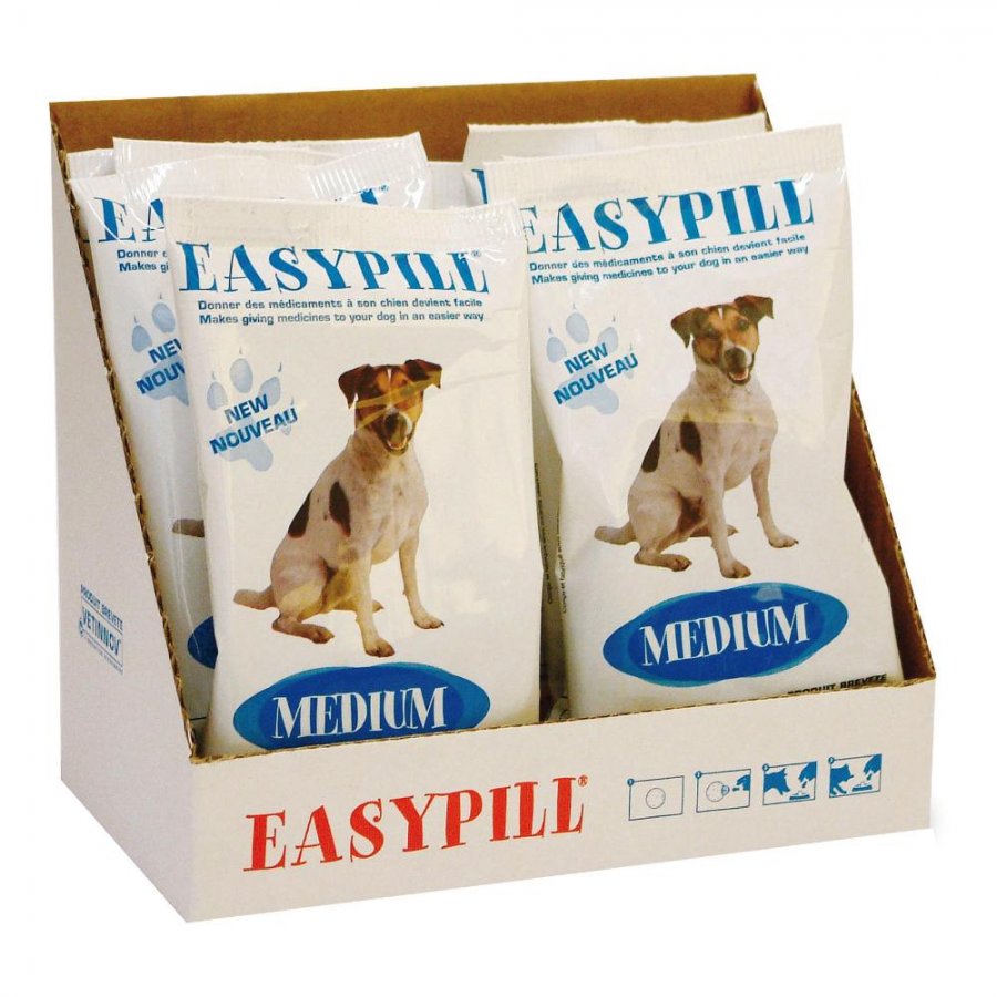 EasyPill Dogs Medium Bocconcini per Somministrare Farmaci al Cane Taglia Media 40g - Facilita il Trattamento del Tuo Cane in Modo Gustoso