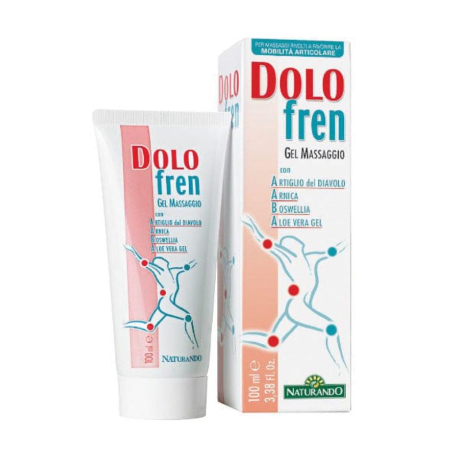 Naturando Dolofren Gel - Gel Lenitivo con Arnica e Artiglio del Diavolo - Tubo da 100 ml