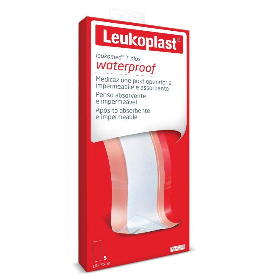 Leukomed - T-Plus Medicazione Sterile Trasparente 5 Pezzi