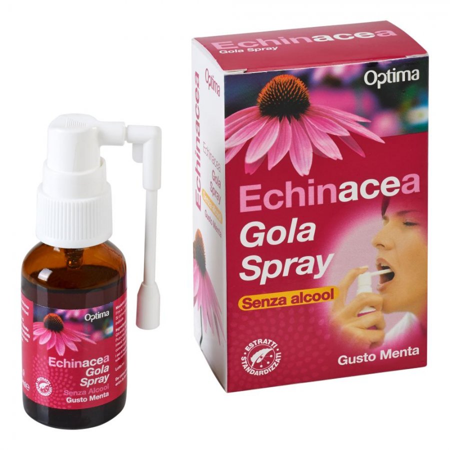 Echinacea - Gola Spray 20 ml - Marca di Rimedi Naturali per il Benessere Gola e Voce