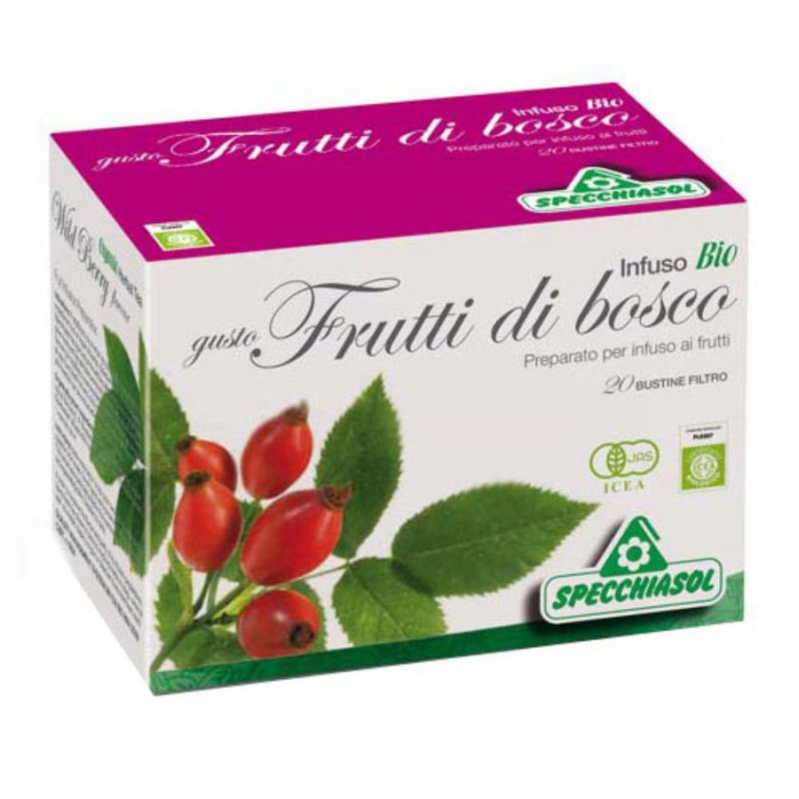 Specchiasol Linea Infusi e Tisane Bio Infuso Frutti di Bosco Confezione 20 Buste