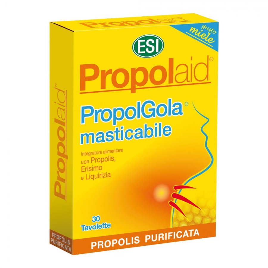 Esi - PropolAid 30 Tav.Masticabili Miele