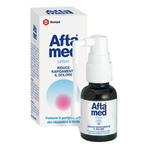 Aftamed Spray Orale Lenitivo Calmante Anti-Irritazioni 20ml - Rimedio per Afta e Irritazioni della Bocca