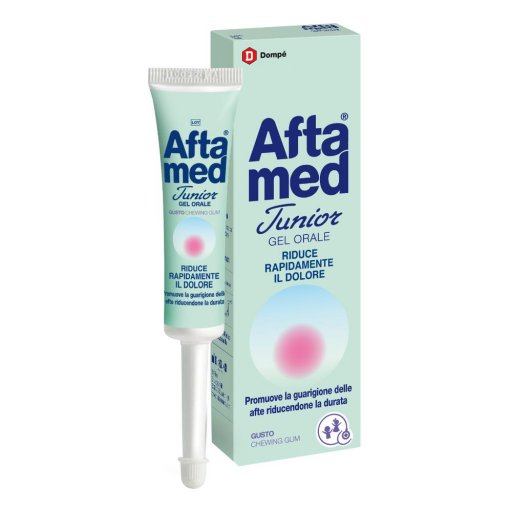 Gel Aftamed Junior Acido Ialuronico 15 ml - Trattamento Ulcere Aftose per Bambini